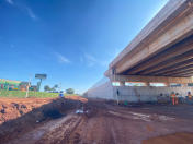 Novo viaduto no acesso para Mariluz