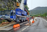 BR-277, km 41: instalação tela metálica