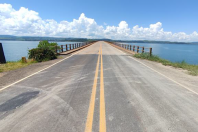 Ponte Rio Itararé - Represa de Chavantes PR-218 em Carlópolis - CP200