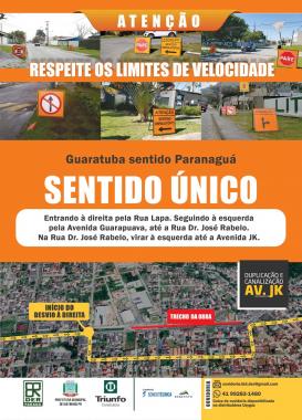 Desvio Guaratuba sentido Paranaguá