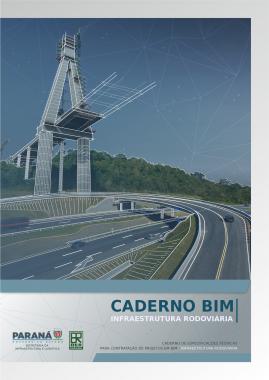 Capa do novo Caderno BIM de Infraestrutura Rodoviária