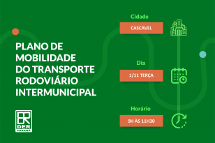 Consulta plano de mobilidade intermunicipal em Cascavel