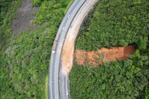 BR-277 no início das obras