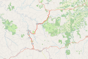 PR-182 entre Manfrinópolis e Flor da Serra do Sul