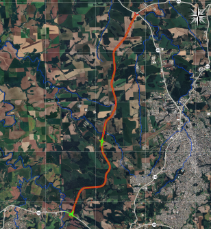 Mapa do Contorno Noroeste de Pato Branco - lote 2