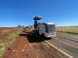 Rodovia de Marechal Cândido Rondon tem pare-e-siga para obras do DER/PR