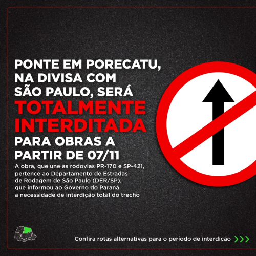 Bloqueio da ponte em Porecatu