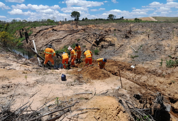 Serviços do Integra Paraná na PR-151 entre Ponta Grossa e Sengés