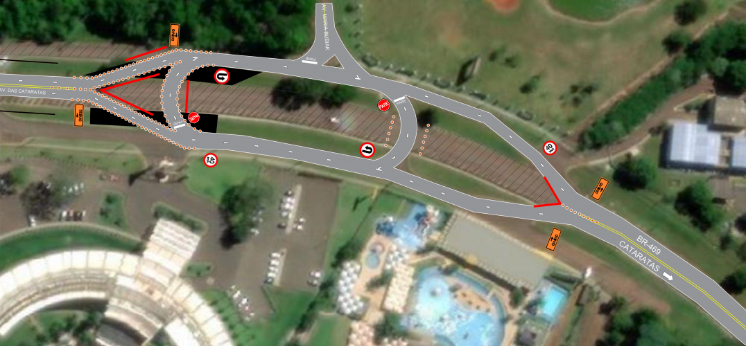 Desvios BR-469 hotel vivaz cataratas