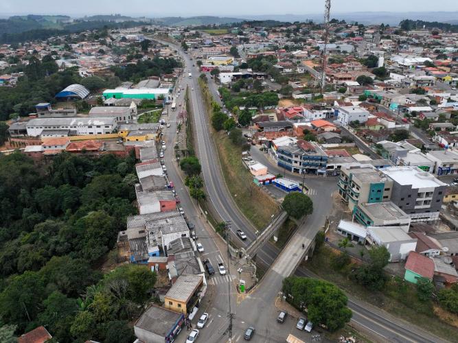Final do trecho da obra na PR-160, em Imbaú