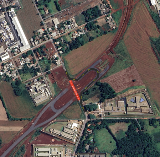 Croqui interdição Rua Mercúrio