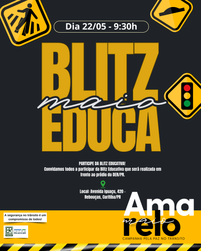 blitz educativa maio amarelo