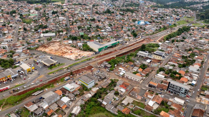 PR-160 trincheira em Telêmaco Borba