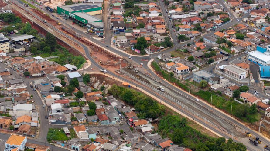 PR-160 trincheira em Telêmaco Borba