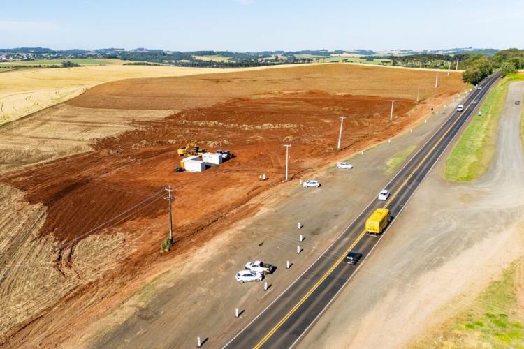 Infraestrutura na PR-182 ganha reforço com obras de ponto de parada e fiscalização no Sudoeste