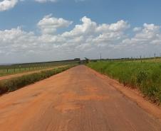 Foto da PR-464 antes dos serviços