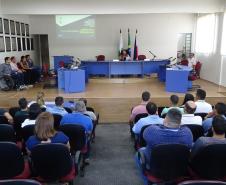 Audiência pública realizada no auditório da Câmara de Vereadores de Doutor Camargo