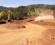 Obras de terraplenagem do Contorno de Francisco Beltrão