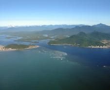 Fotos aéreas da Baía de Guaratuba