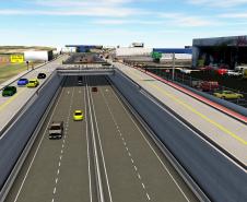 Fotos conceituais do viaduto no KM 173