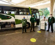 Medidas de enfrentamento à pandemia nos ônibus e terminais