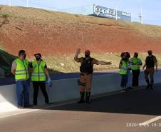 Blitz educativa de trânsito EPET Cascavel 