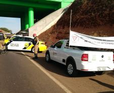 Blitz educativa de trânsito EPET Cascavel 