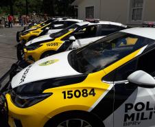 Veículos da marca Chevrolet, caracterizados de fábrica e equipados com blindagem, tablet, impressora, bafômetro, bloqueador de fugas e internet.