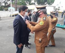 Entrega  de medalhas de Mérito Rodoviário