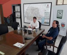 Bastidores da transmissão da Conversa com o DG