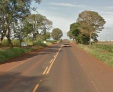 Rodovia PR-323, no trecho que será atendido com obras de duplicação.