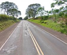 Rodovia PR-323, no trecho que será atendido com obras de duplicação.
