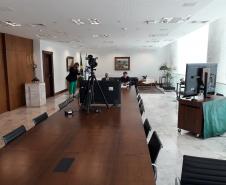 Diretor-geral do DER, Fernando Furiatti, apresentou um panorama da infraestrutura paranaense, destacando medidas inovadoras sendo planejadas e em desenvolvimento