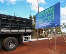 Implantação do acesso às indústrias de Pitanga