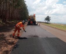 Serviços de conservação em rodovias de Borrazópolis