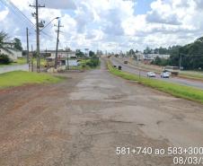 Trecho da Rodovia BR-277 que receberá as obras