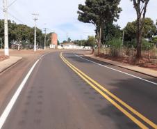 Rodovia PR-461, após serviços de conservação