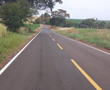 Rodovia PR-461, após serviços de conservação