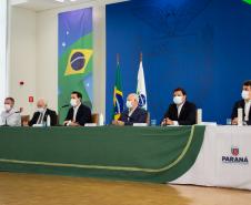 Coletiva de imprensa sobre as novas concessões