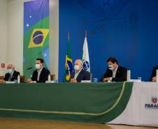 Coletiva de imprensa sobre as novas concessões