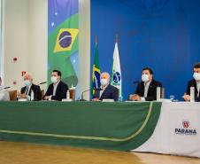 Coletiva de imprensa sobre as novas concessões