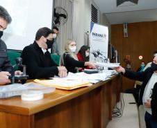 Sessão de abertura de envelopes de conservação de rodovias da região noroeste