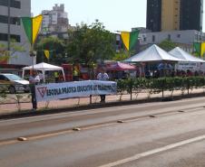 Atividade de conscientização no trânsito