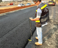 Fiscalização da obra de duplicação da BR-277 em Guarapuava