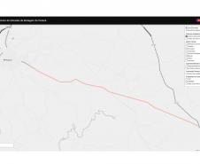 Mapa do trecho