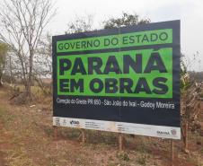 Placa da obra