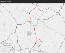 Mapa do trecho que será objeto do projeto