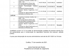 Resultado final conservação anel de integração