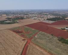 Foto aérea do contorno