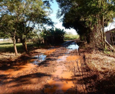 Trecho da estrada atual